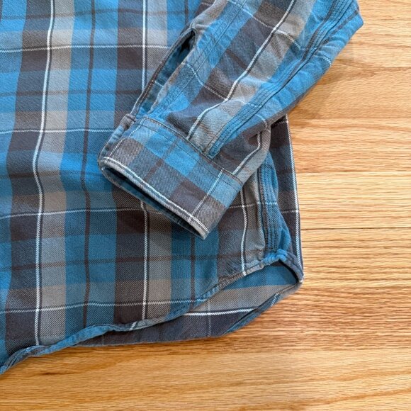 Double RL RRL Blue/Grey Flannel Large - Picture 11 of 12